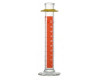 Kimax&#174; Cylinder with Red Stripe and Single Metric Scale