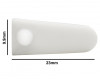 Spinvane&#174; Half-Round Tapered Magnetic Stirring Bar