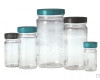 Clear Graduated Medium Round Bottles