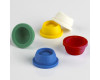 Globe Scientific Pierceable Santoprene Stoppers