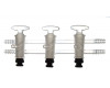 Double Vacuum/Gas Manifold with Metering Valves