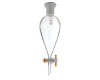 Kontes&#174; Short-Stem Separatory Funnels with PTFE Plug and Stopper