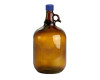 Boston Round Narrow-Mouth Amber Jugs with Closure