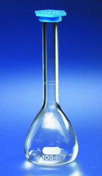 Corning® Pyrex® Volumetric Flasks with Snap-Cap, Class A