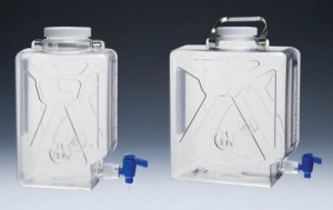 Nalgene™ Rectangular Clearboy™ with Spigot