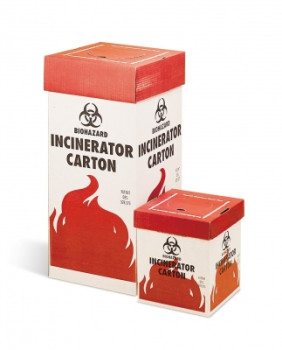 Biohazard Incinerator Cartons