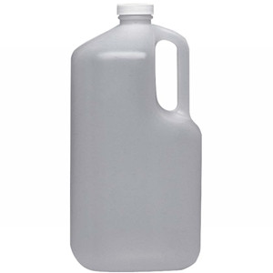 Square High-Density Polyethylene Jug