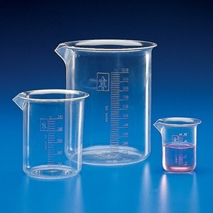 Globe Scientific Polymethylpentene Low Form Griffin Beakers