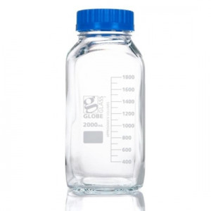 Globe Glass™ Square Media Bottles