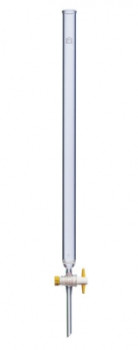 Glass Columns with Fritted Disc and PTFE Stopcock Plug