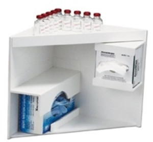 Corner Glove and Tissue Box Holder
